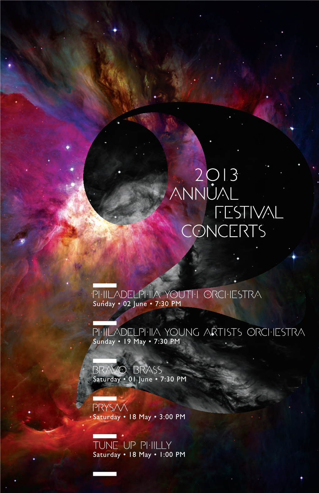 2013 Annual Festival Concert Programs