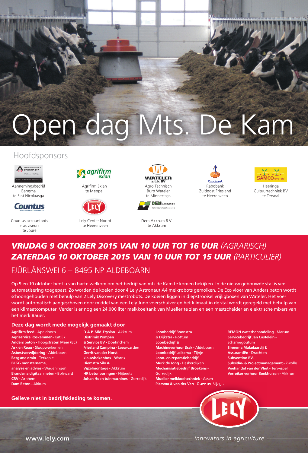 Open Dag Mts. De Kam