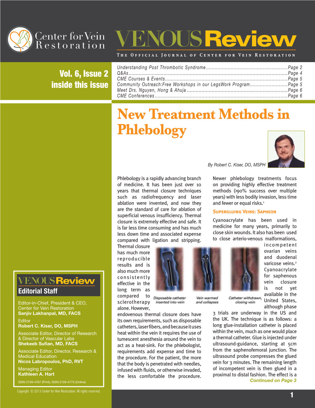 New Treatment Methods in Phlebology