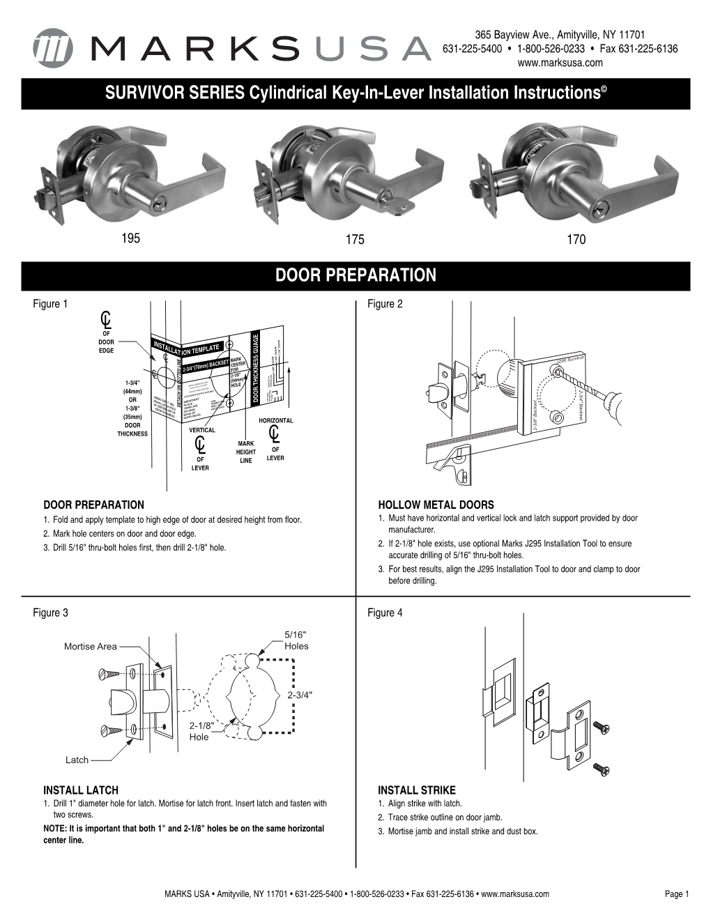 I-195 Installation Instructions 1-2010