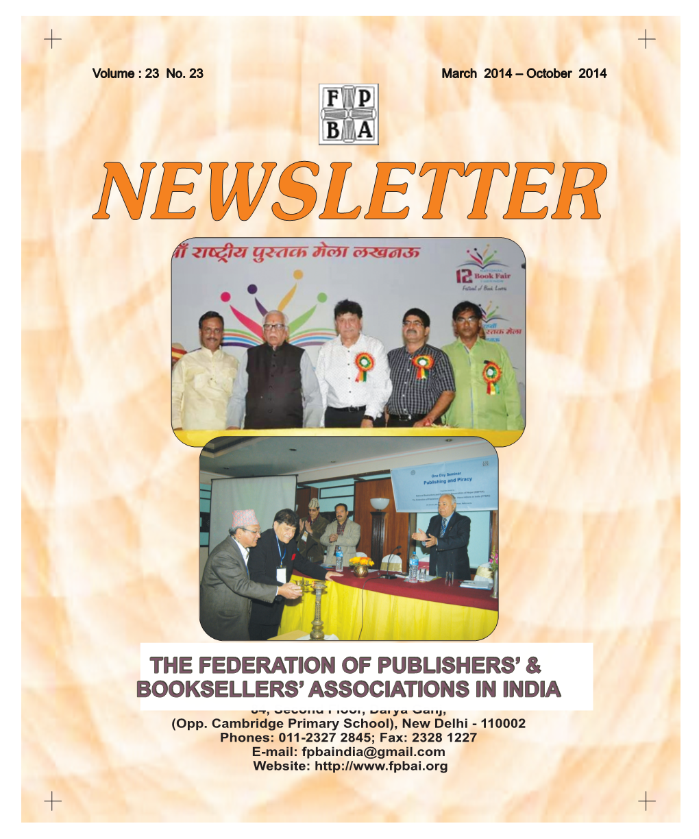 The Federation of Publishers' & Booksellers' Associations In