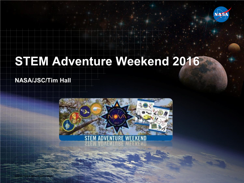 STEM Adventure Weekend 2016