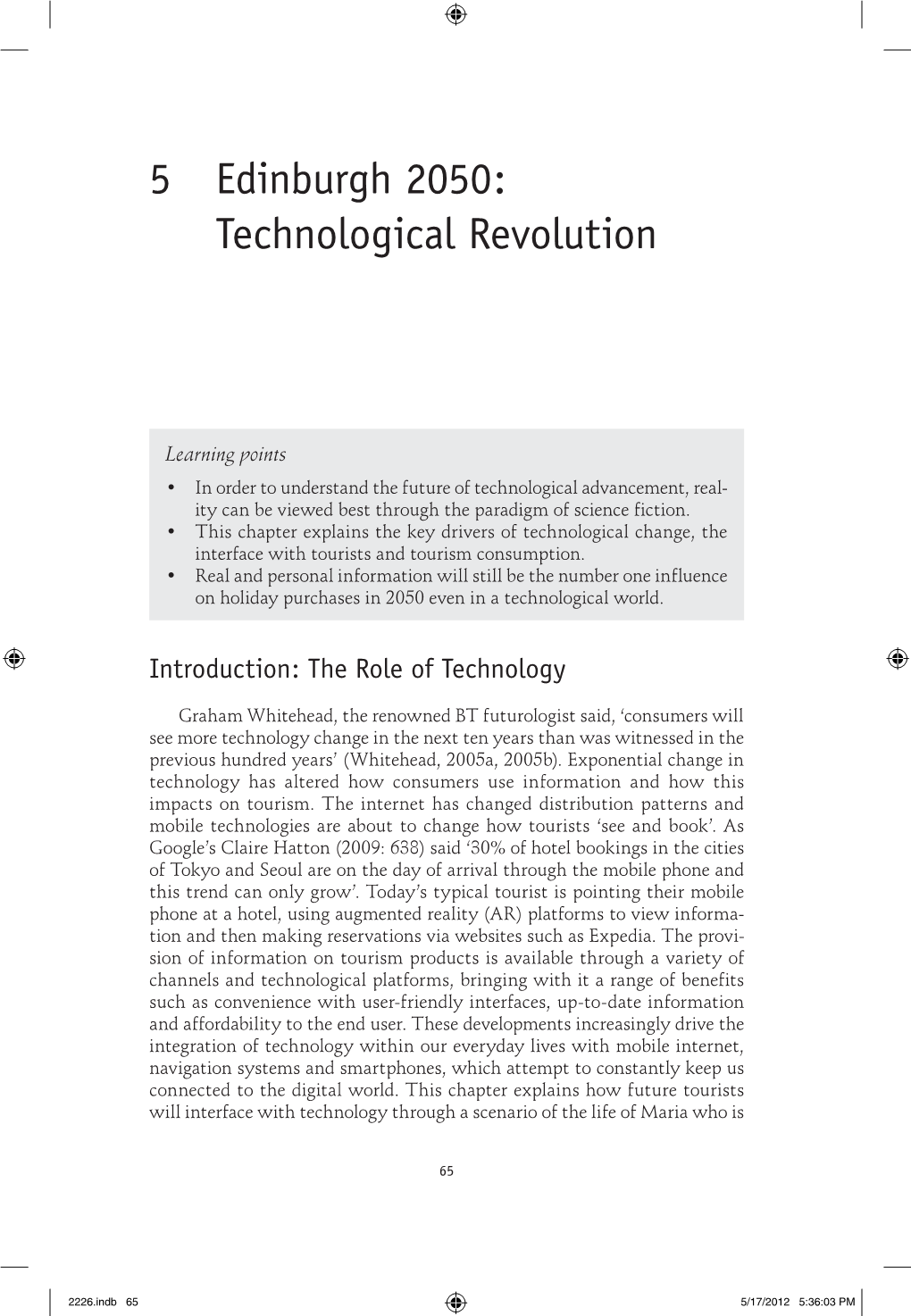 Chapter 5. Edinburgh 2050: Technological Revolution