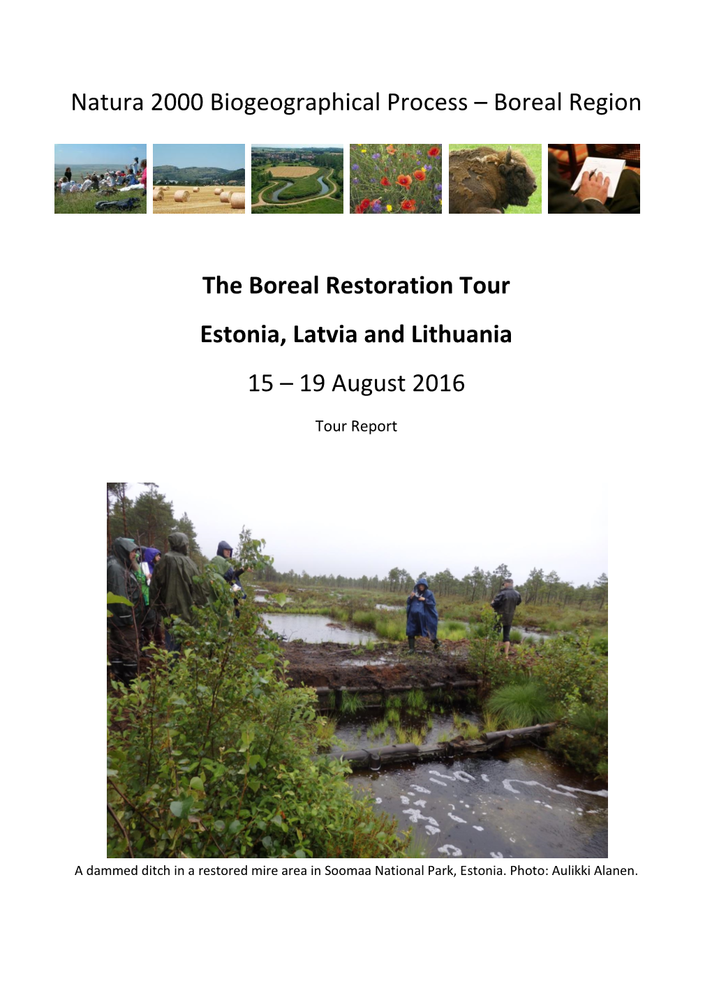 Natura 2000 Biogeographical Process – Boreal Region the Boreal