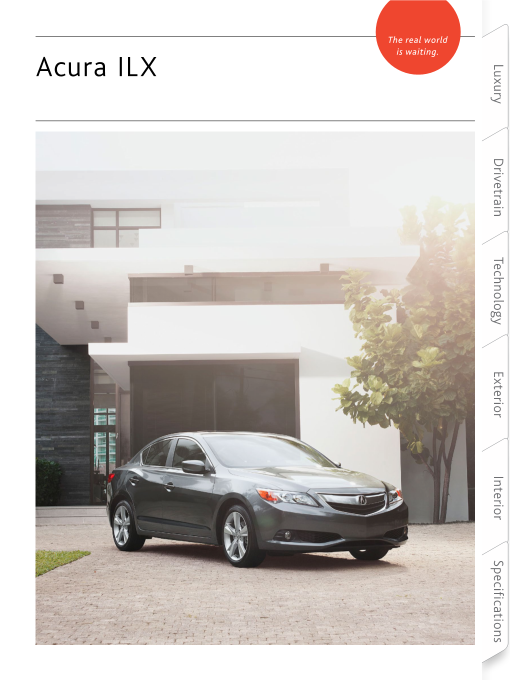 Acura ILX Acura ILX WELCOME to LUXURY