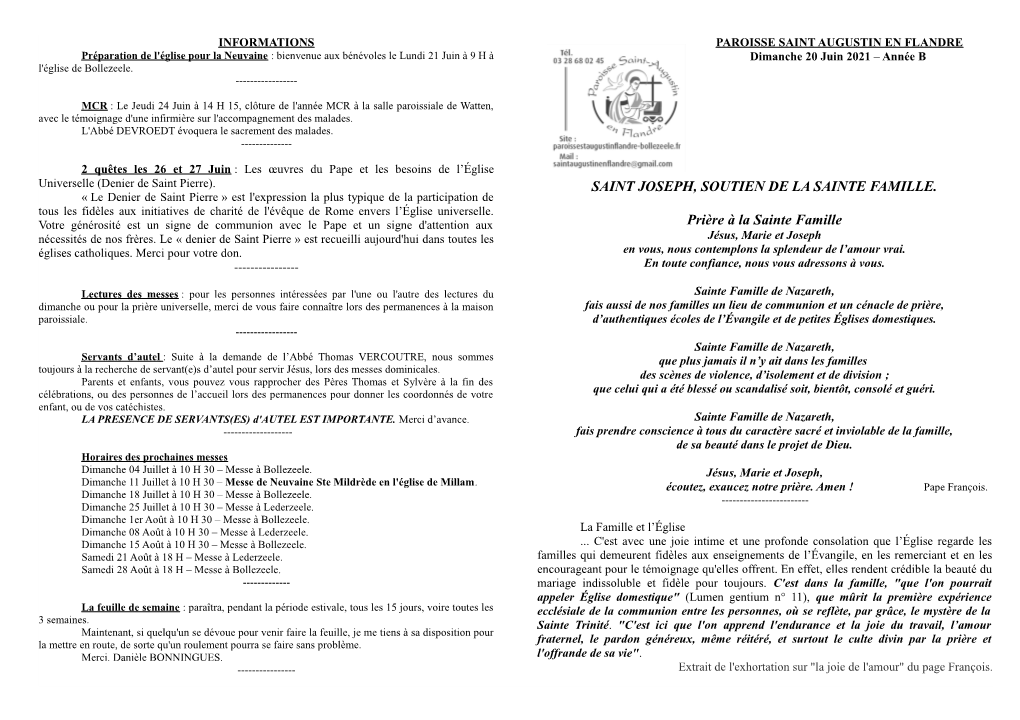 Proposition D'annonce Pour La Quête Commandée Du 8 Janvier 2012