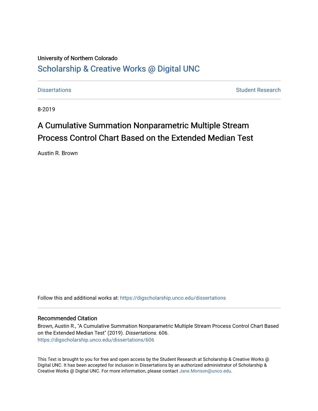 A Cumulative Summation Nonparametric Multiple Stream Process Control Chart Based on the Extended Median Test