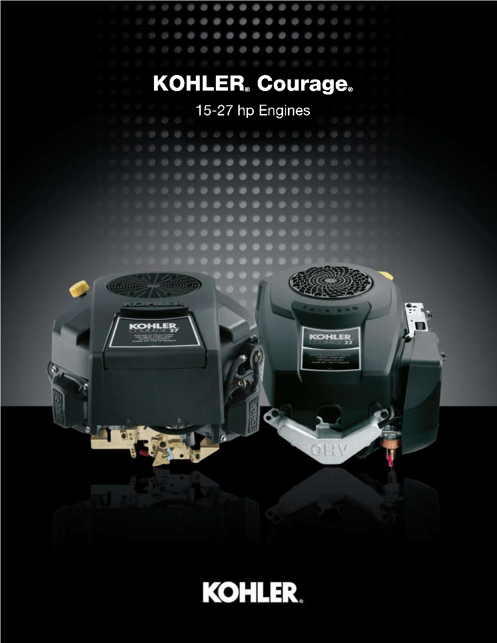 KOHLER Courage® Twin-Cylinder Model Specifications
