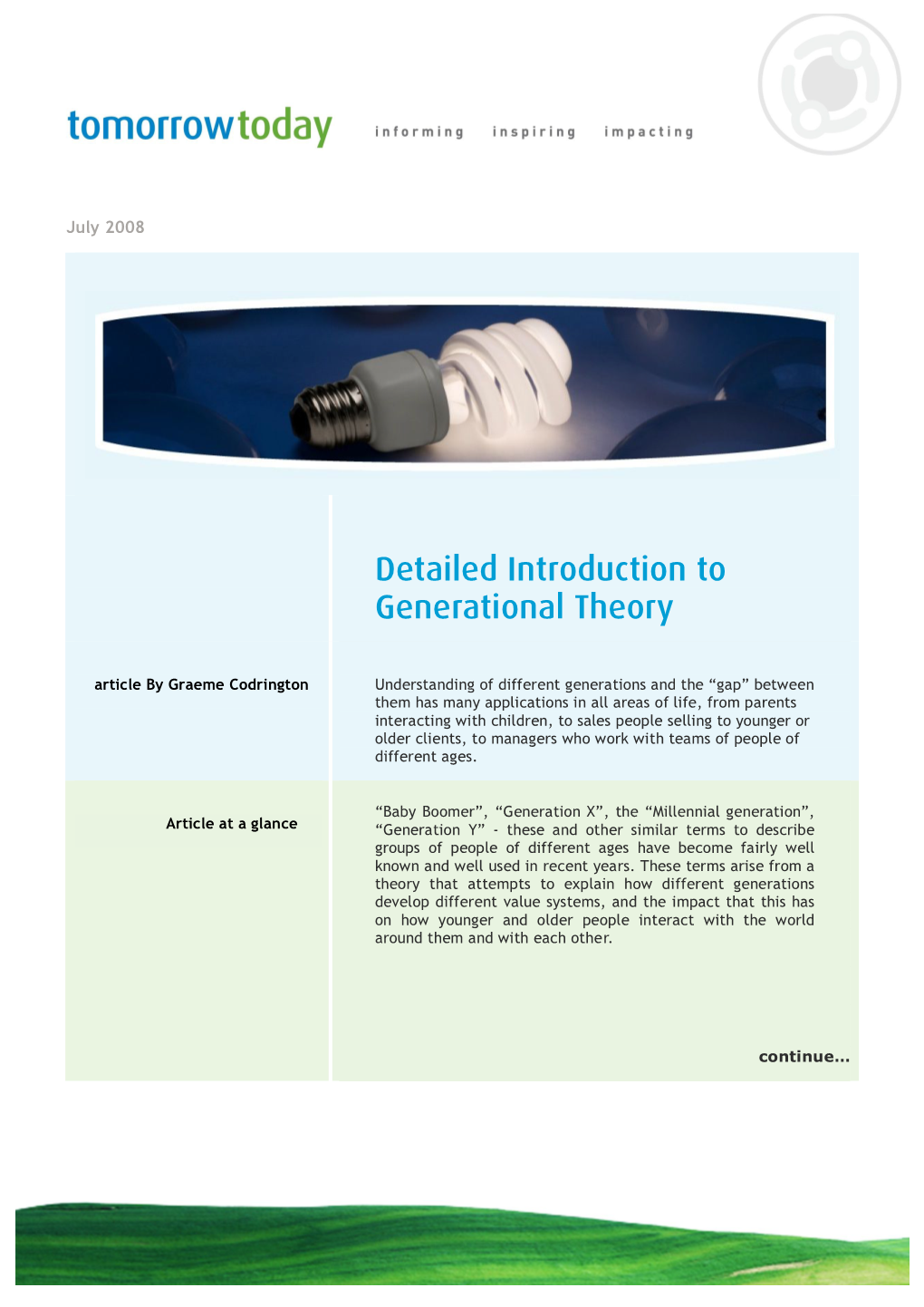 Detailed Introduction to Generational Theory