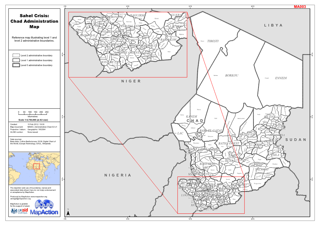 Chad Administration Lere-Tchad Djarao Ndam Lto K Ba Bale a G Kabalaye G