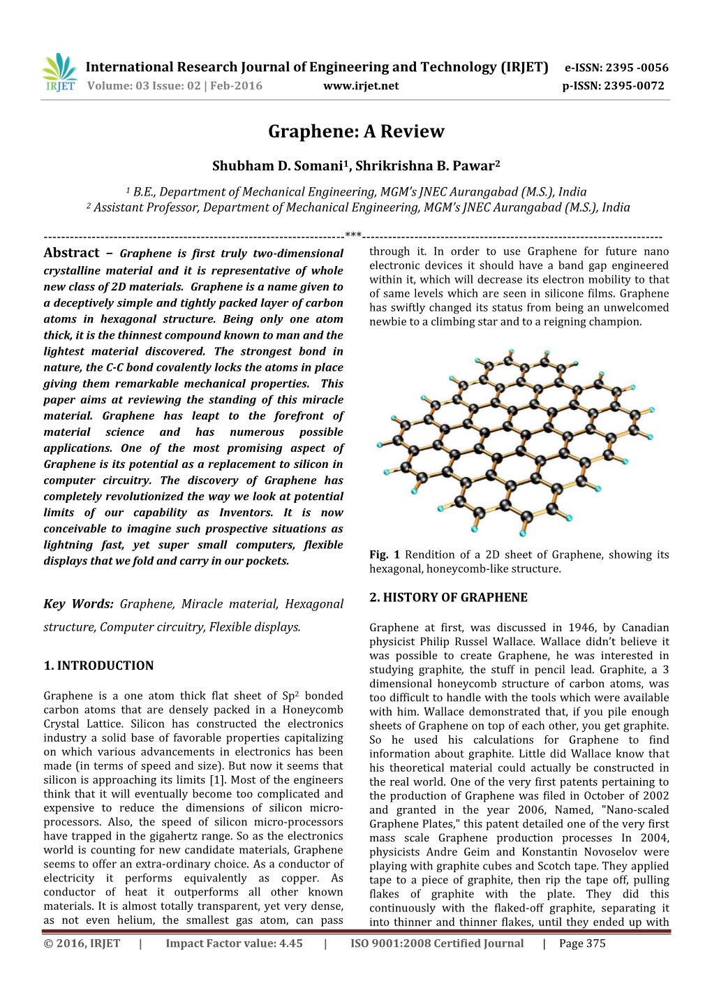 Graphene: a Review