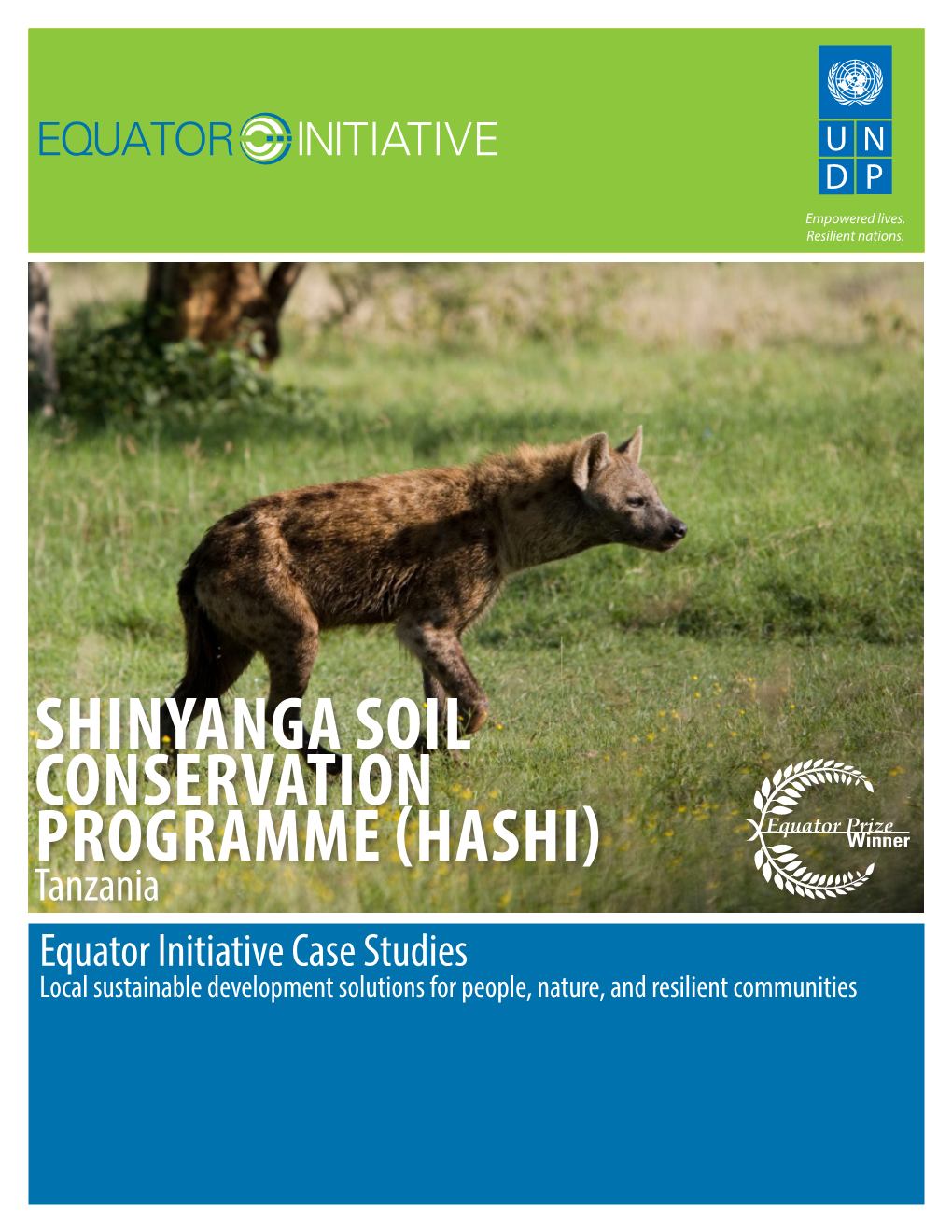 HASHI, Shinyanga Soil Conservation Programme