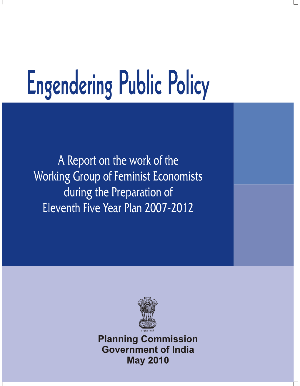 Engendering Public Policy.Pmd
