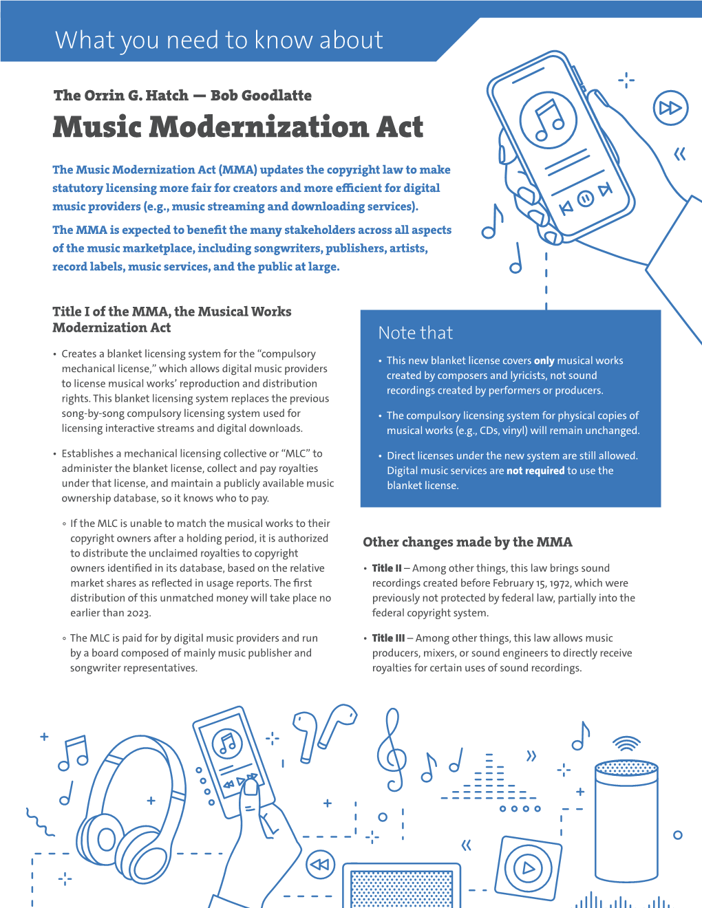 Bob Goodlatte Music Modernization Act