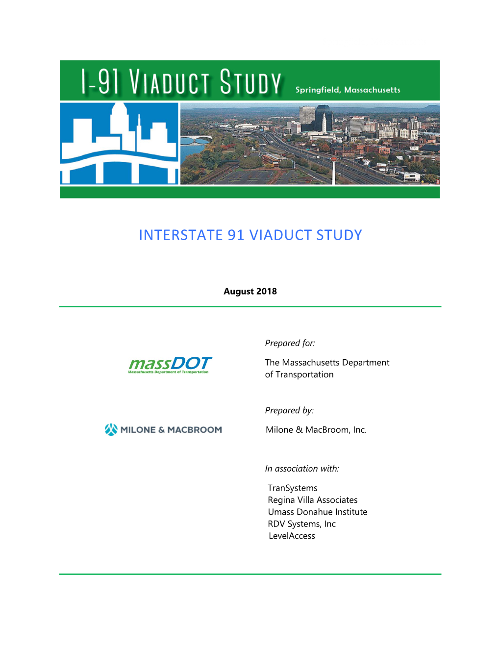 Interstate 91 Viaduct Study