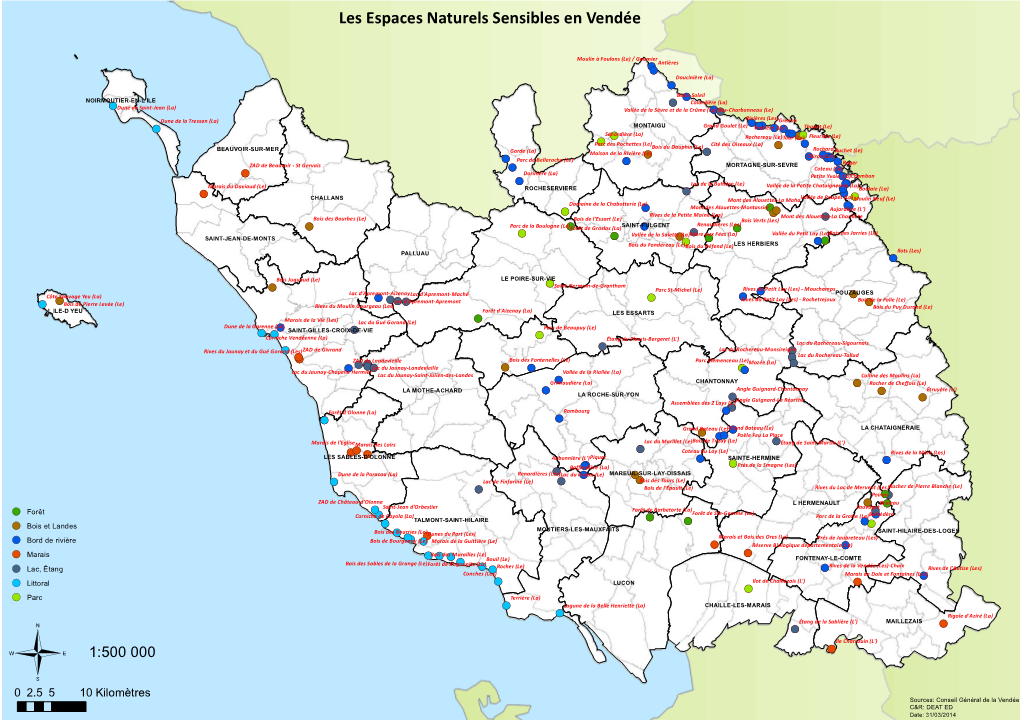 Les Espaces Naturels Sensibles En Vendée