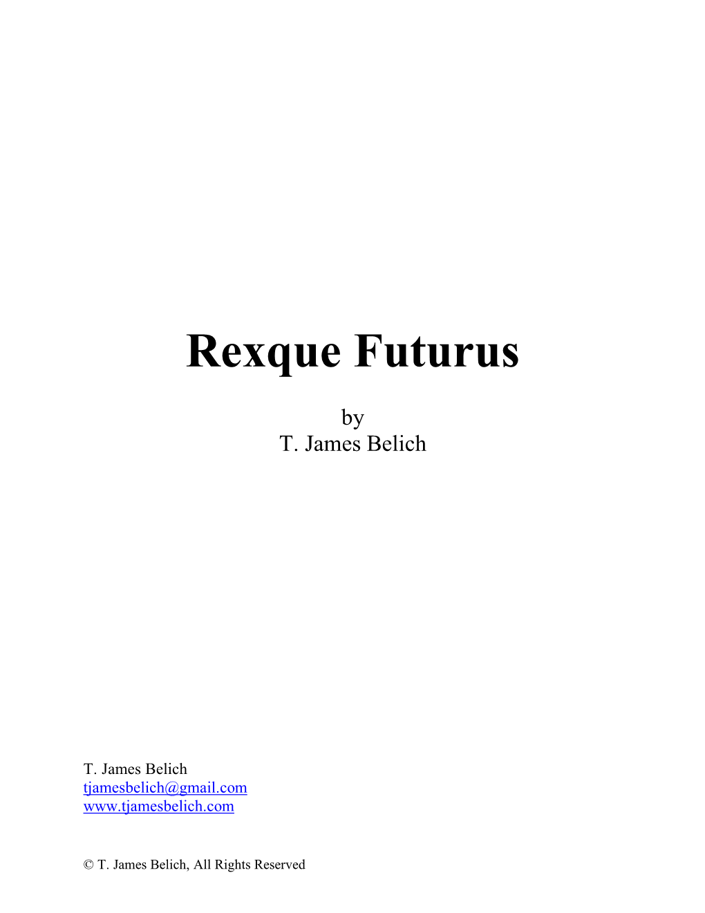 Rexque Futurus