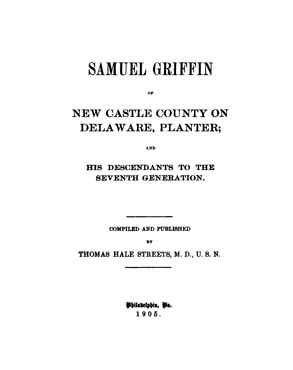 Samuel Griffin