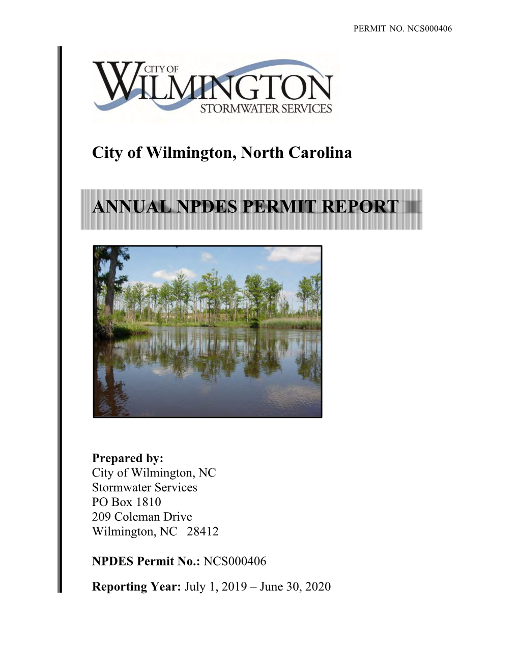 Annual Npdes Permit Report