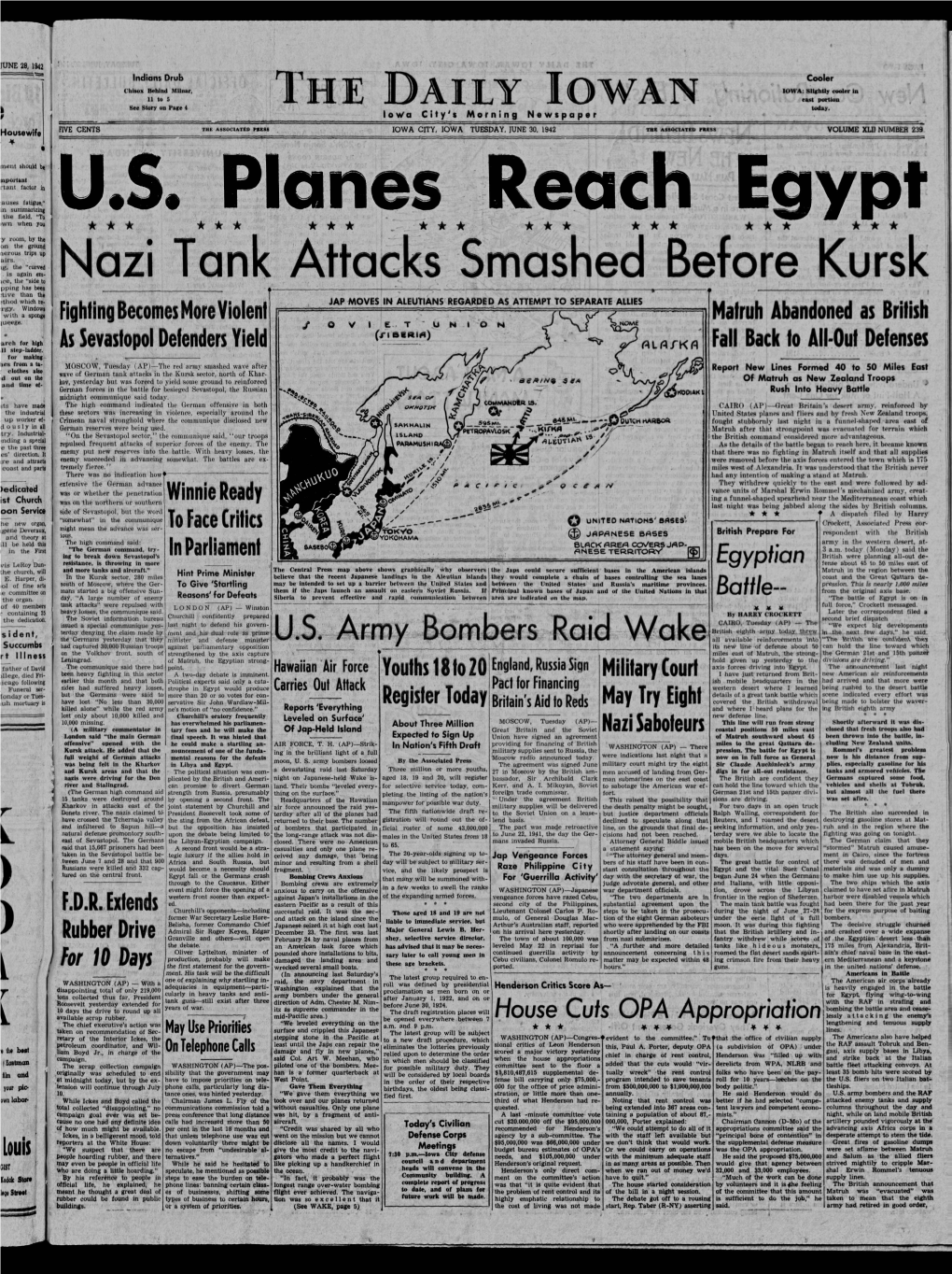 Daily Iowan (Iowa City, Iowa), 1942-06-30