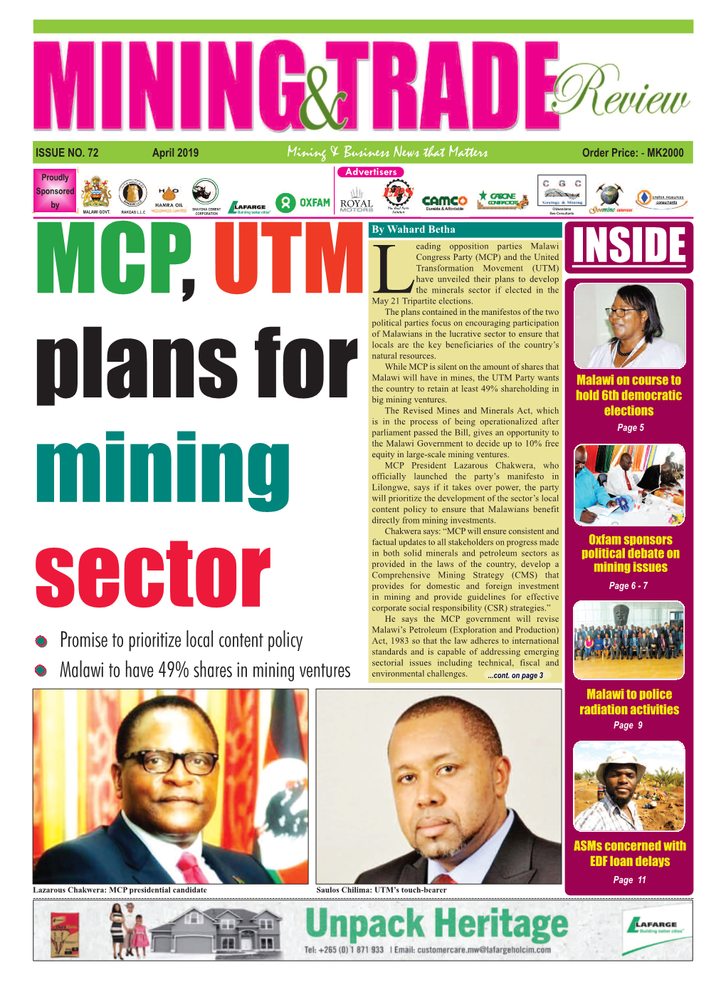 Politicians Must Make Realistic Promises on Mining Issues