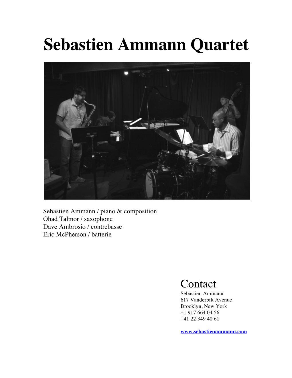 Quartet Press Kit 1