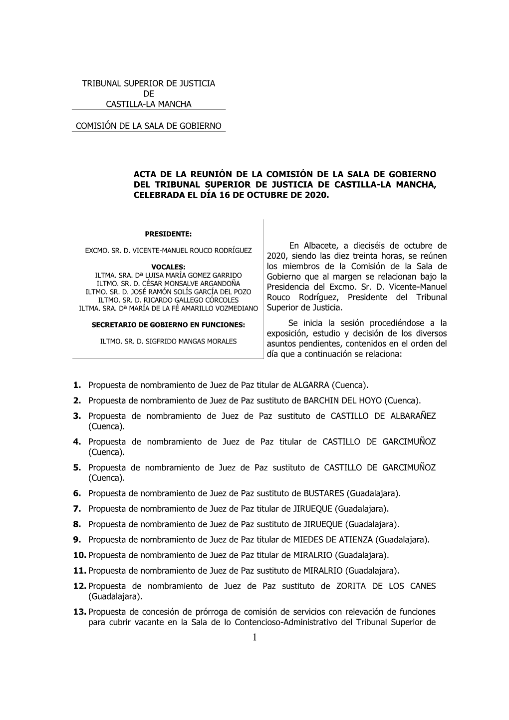 Tribunal Superior De Justicia De Castilla-La Mancha