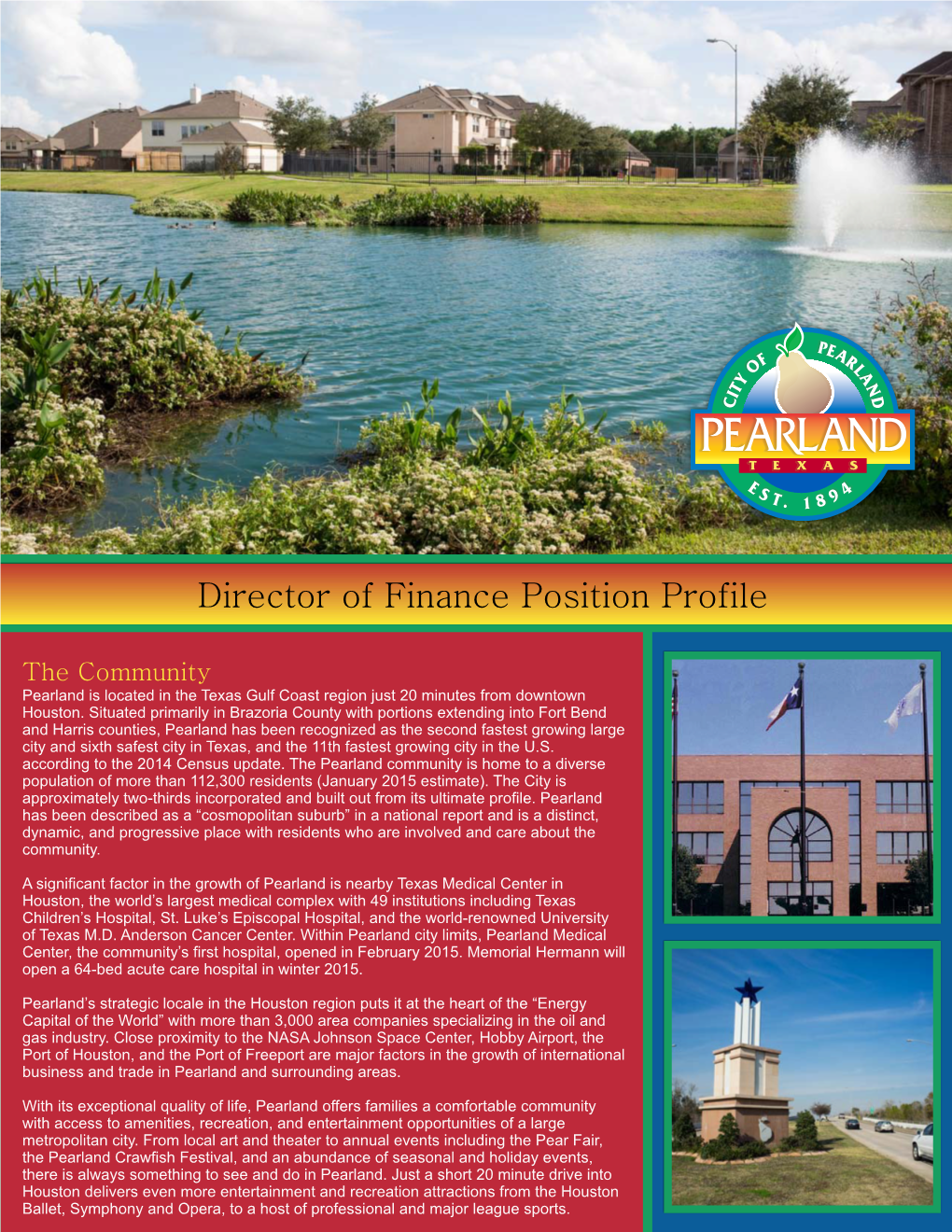 Pearland Director of Finance