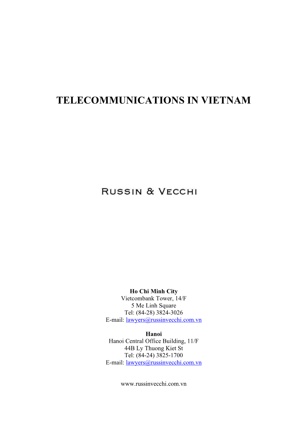 Telecommunications in Vietnam