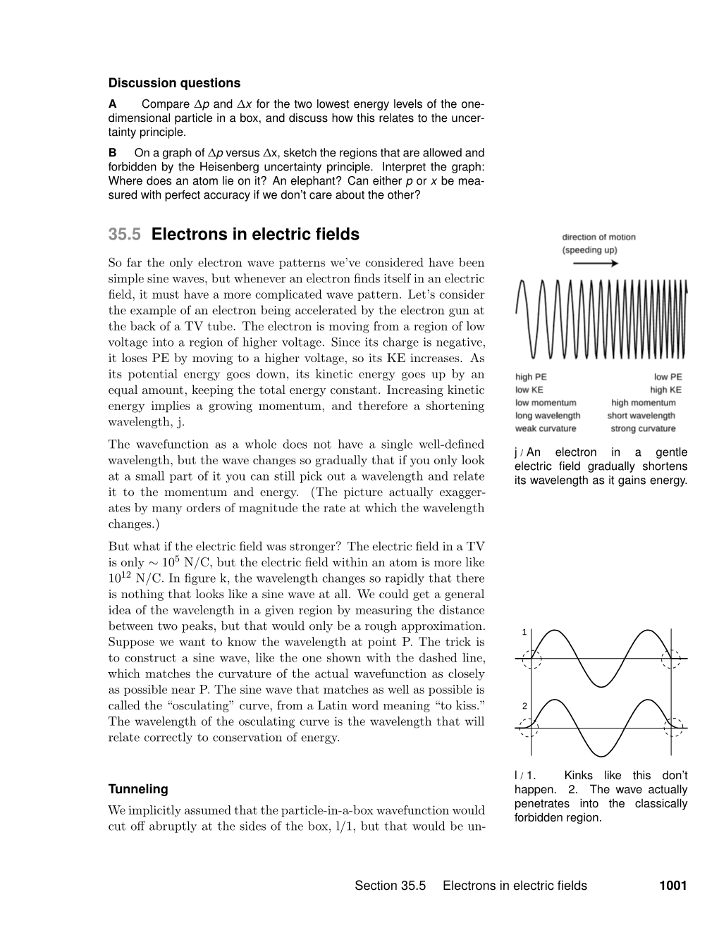 35.5 Electrons in Electric Fields