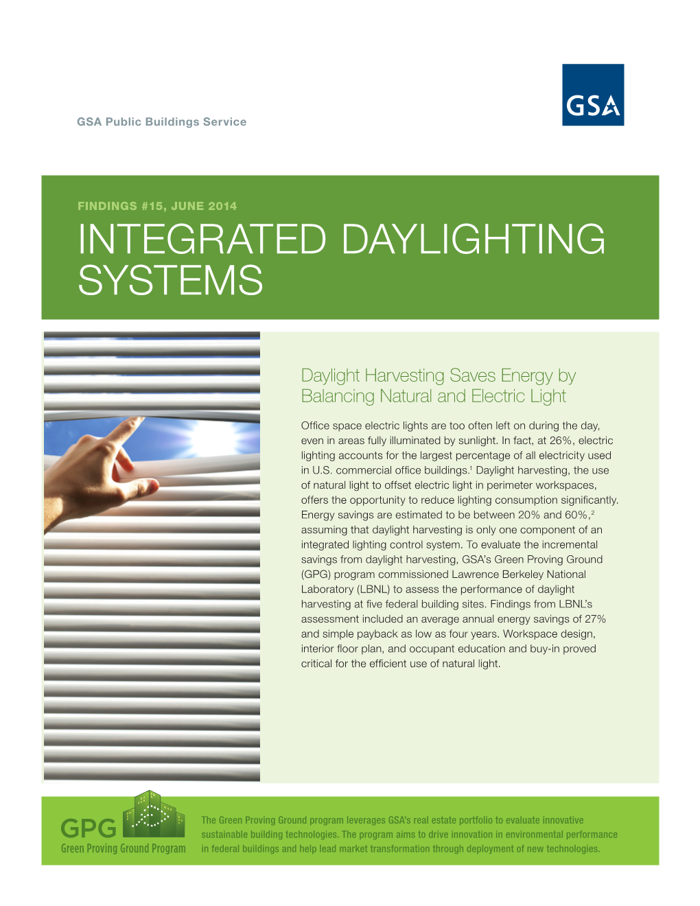 Integrated Daylighting Systems