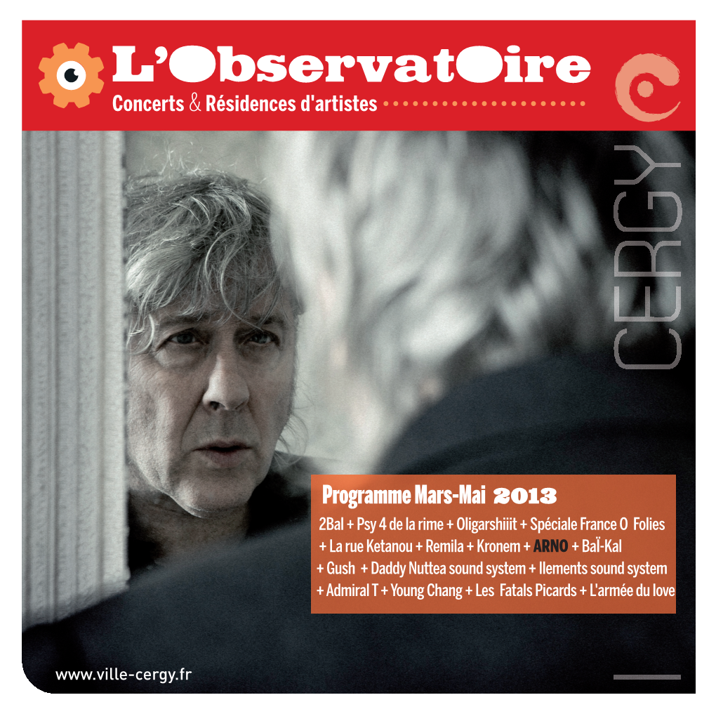 Programmation De L'observation (Avril À Juin 2013)