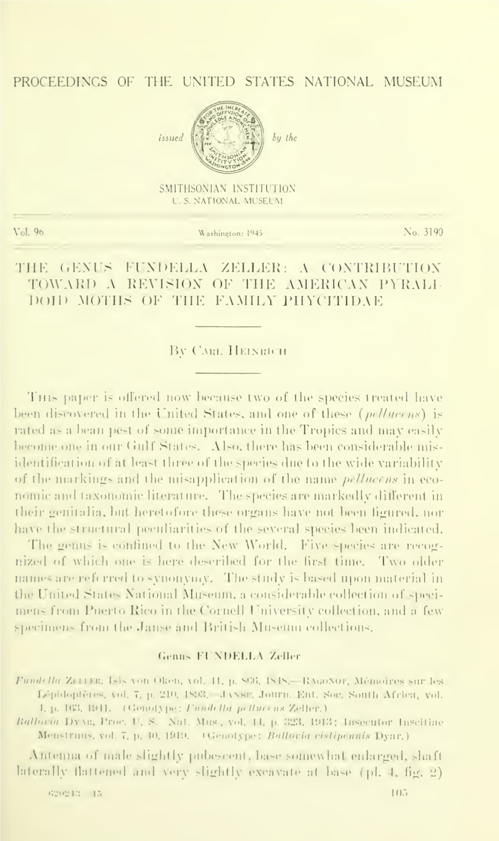 Proceedings of the United States National Museum