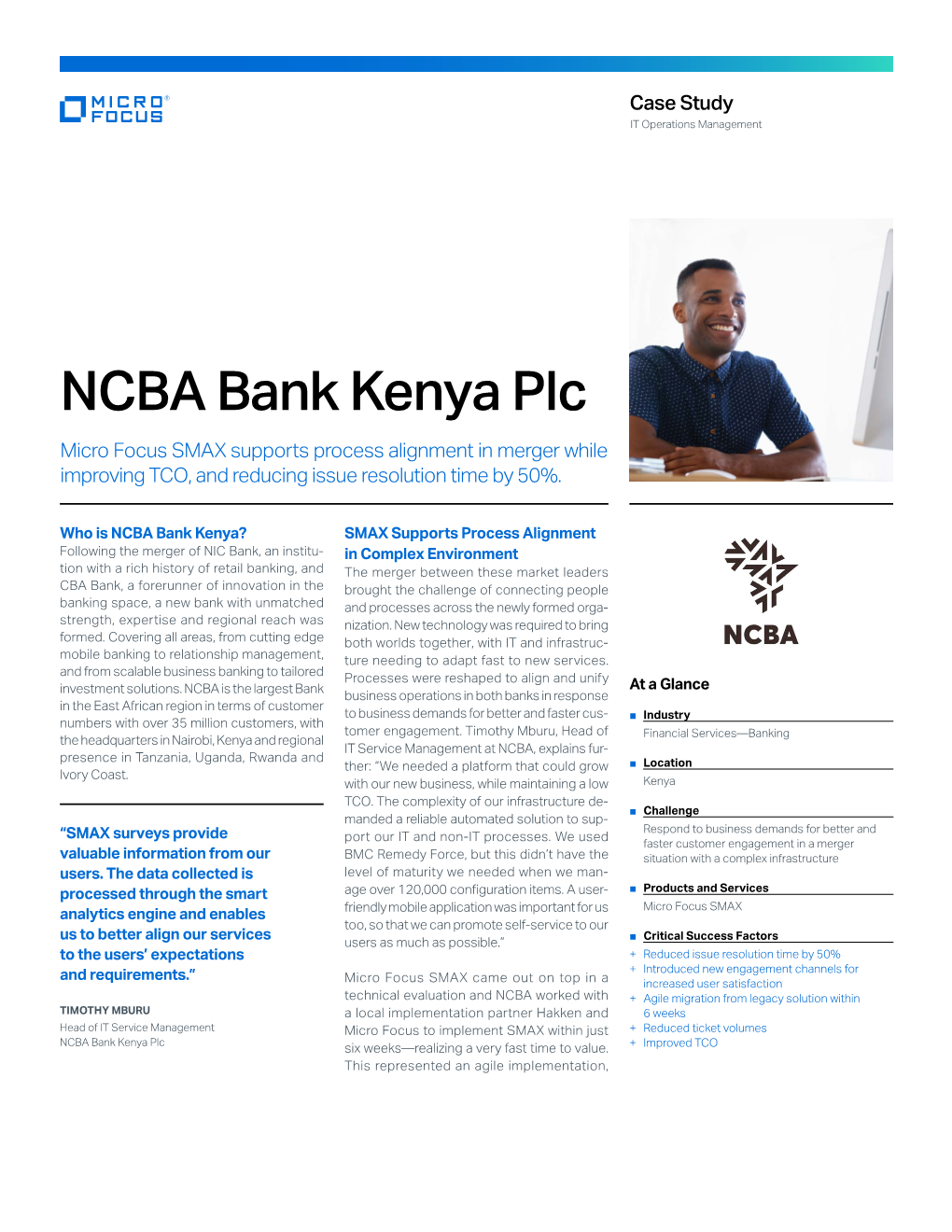 NCBA Bank Kenya Plc Case Study