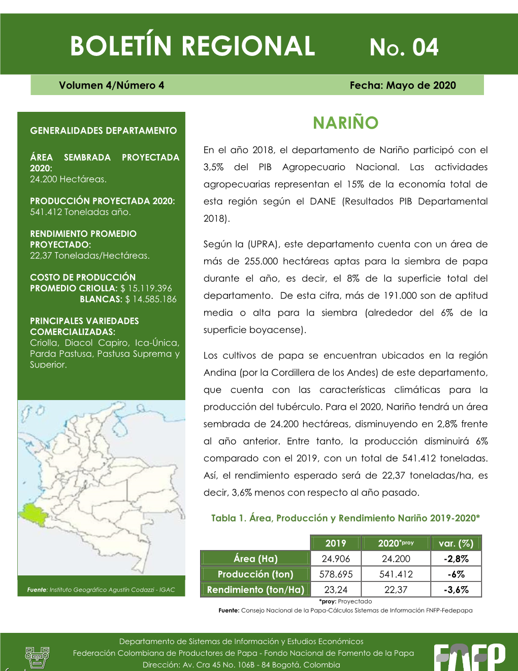 Boletín Regional No