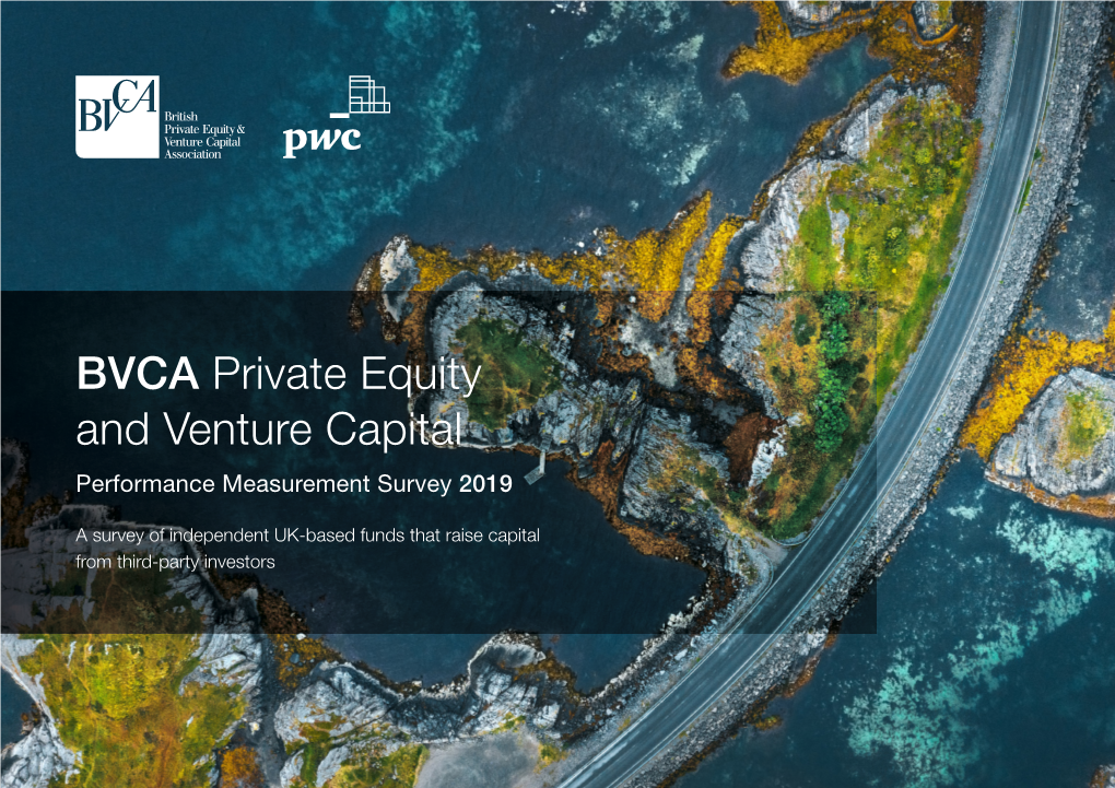 BVCA Private Equity and Venture Capital Performance Measurement Survey 2019