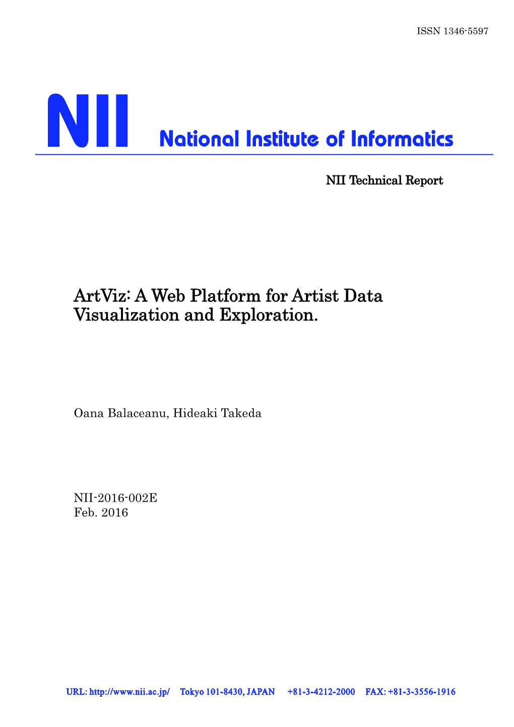 Artviz: a Web Platform for Artist Data Visualization and Exploration