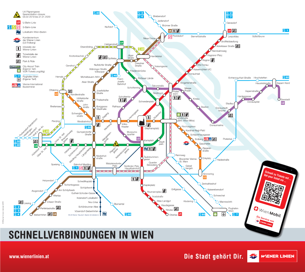 Schnellverbindungen in Wien