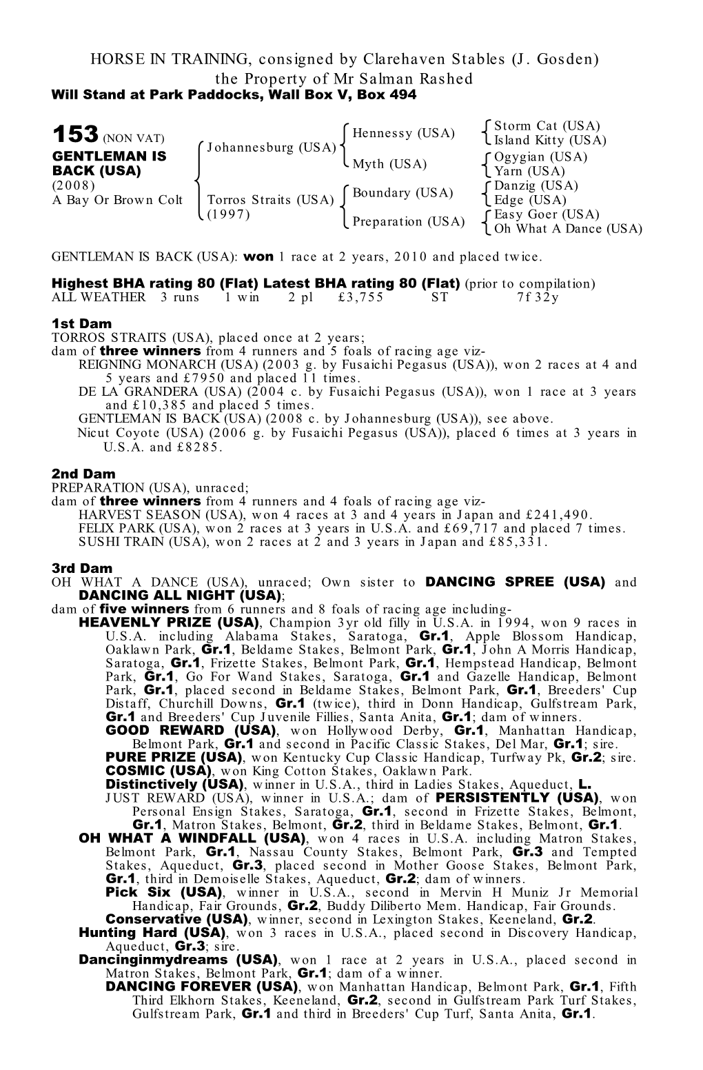 Tattersalls February Sale