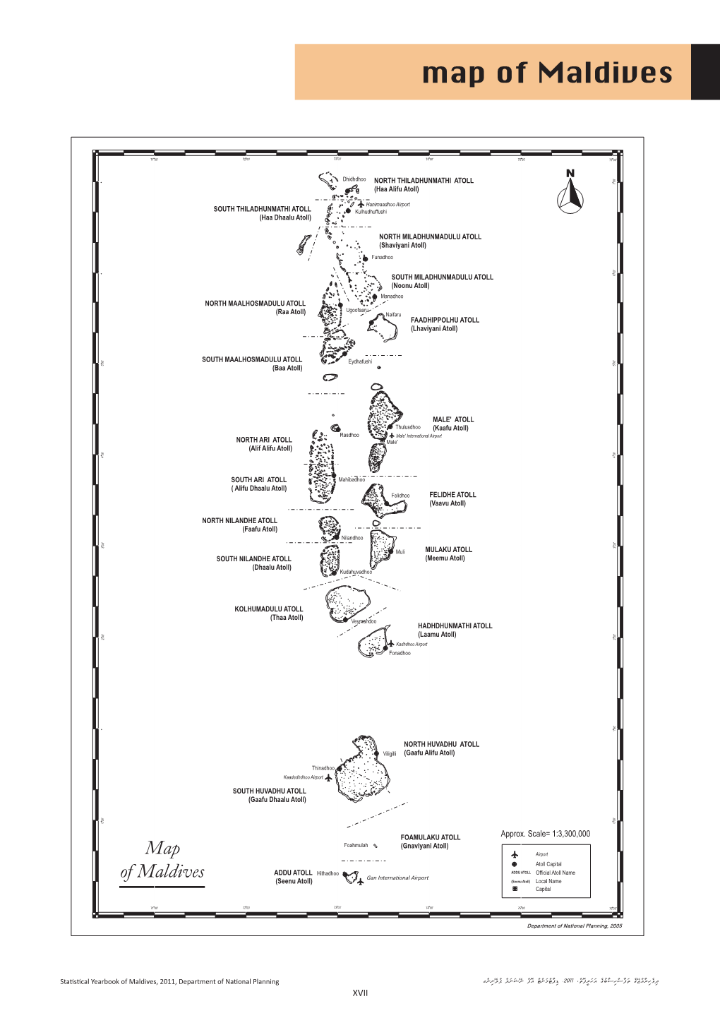 Map of Maldives