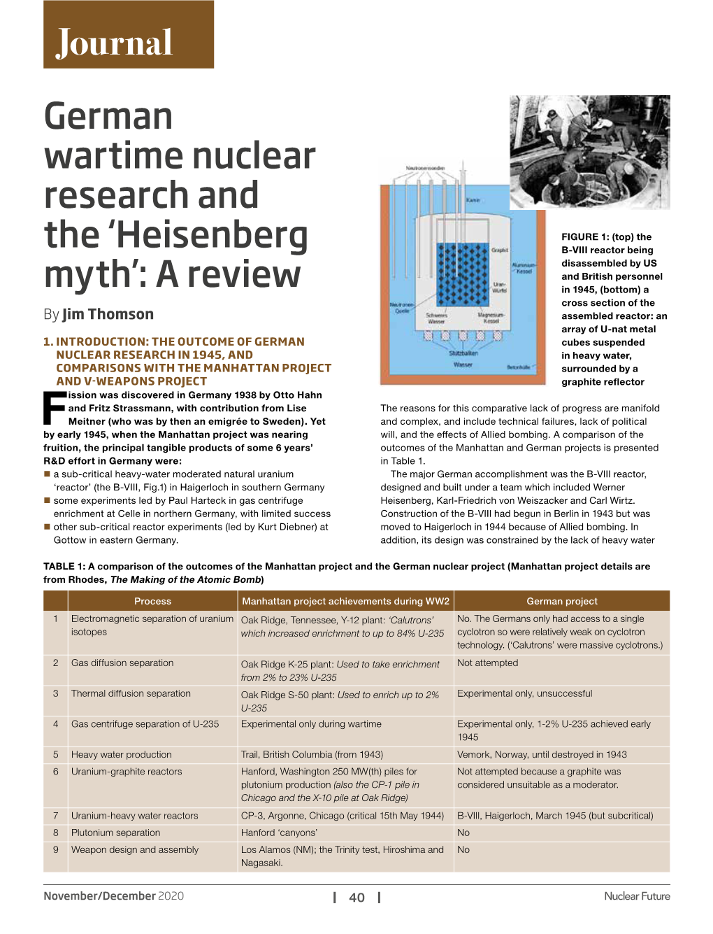 German Wartime Nuclear Research And