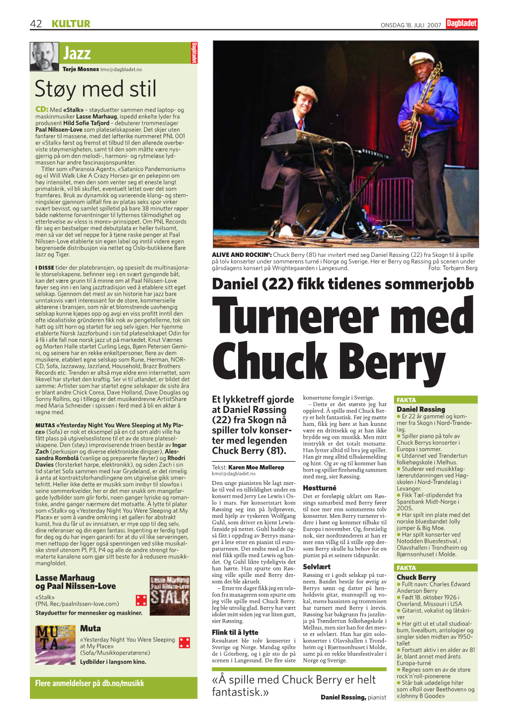 Turnerer Med Chuck Berry