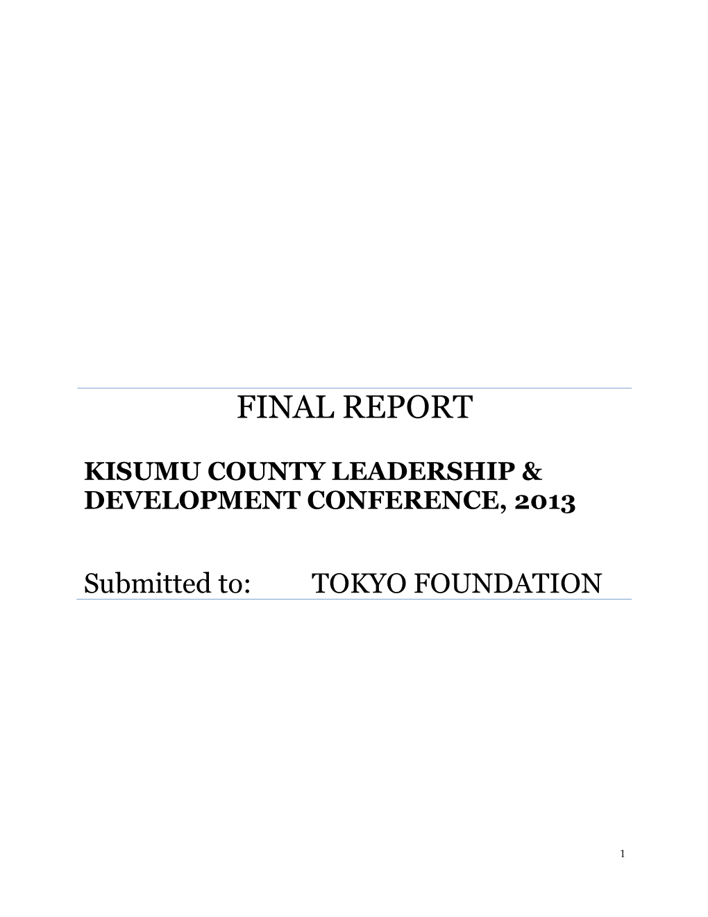 Final Report