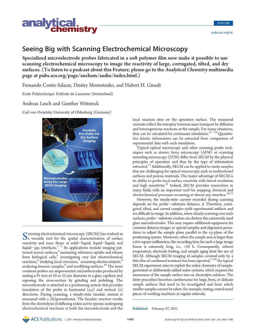 Seeing Big with Scanning Electrochemical Microscopy