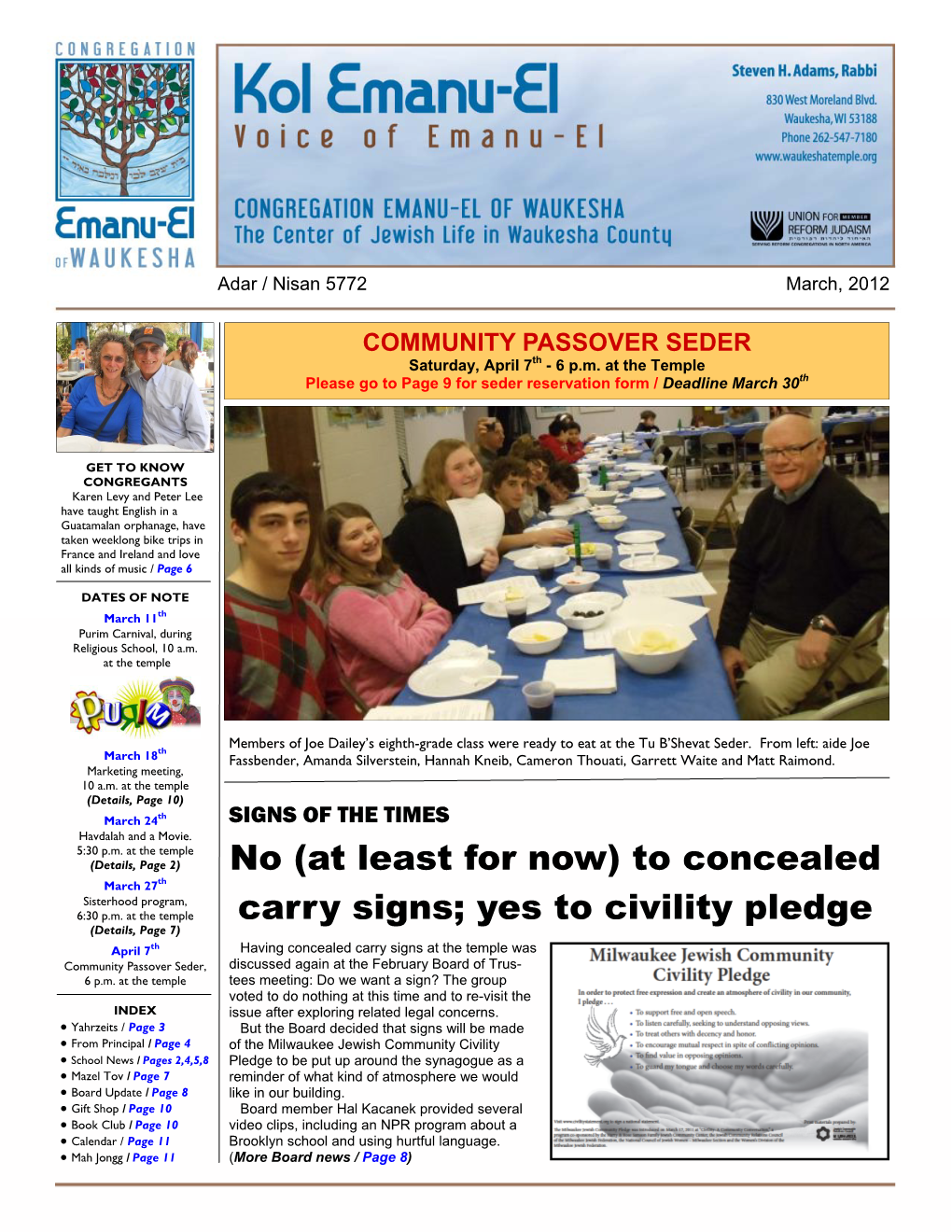 March 2012 Bulletin