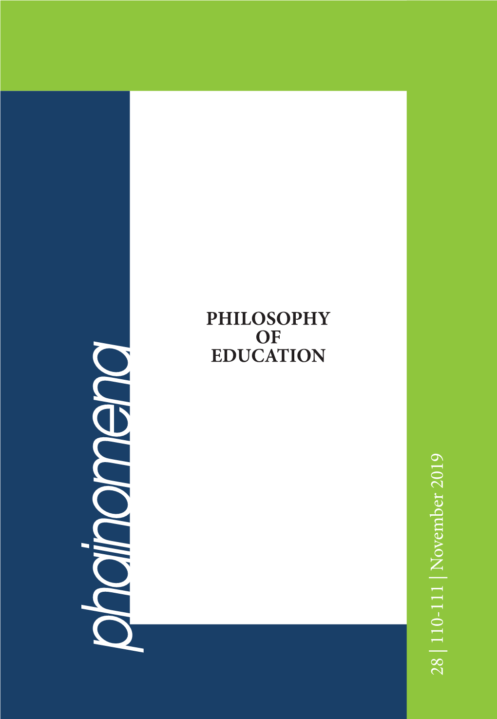 Philosophy of Education