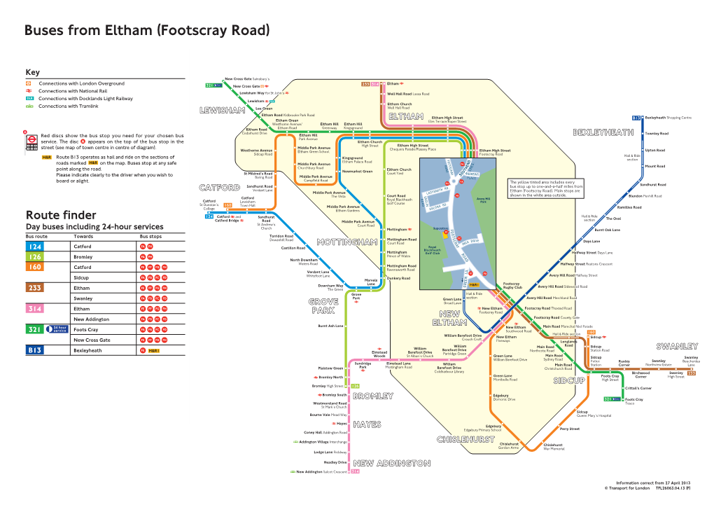 Buses from Eltham (Footscray Road)