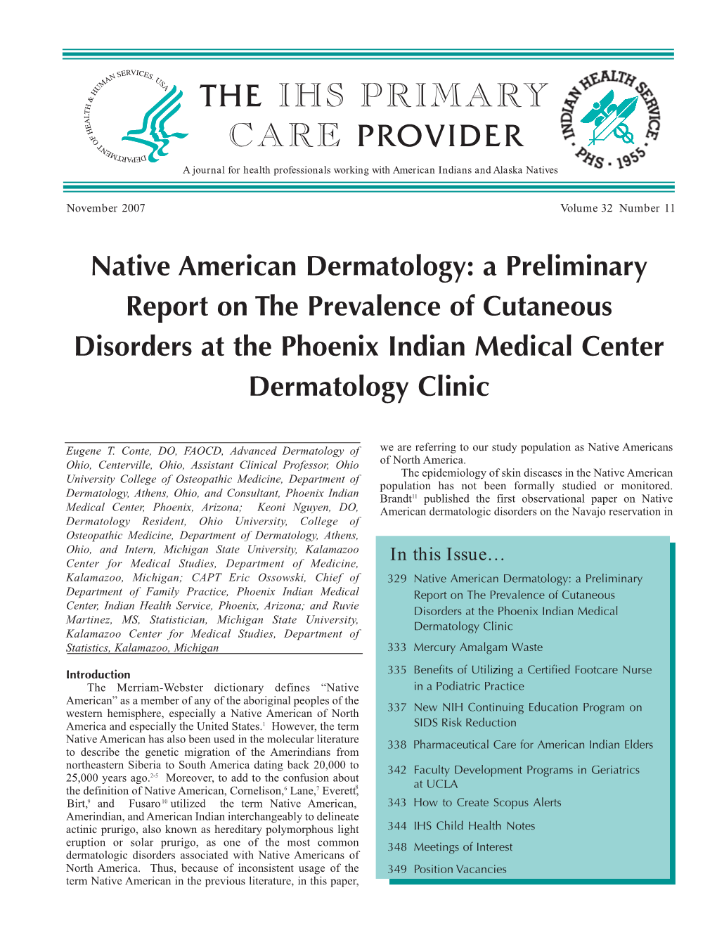 IHS Primary Care Provider Newsletter
