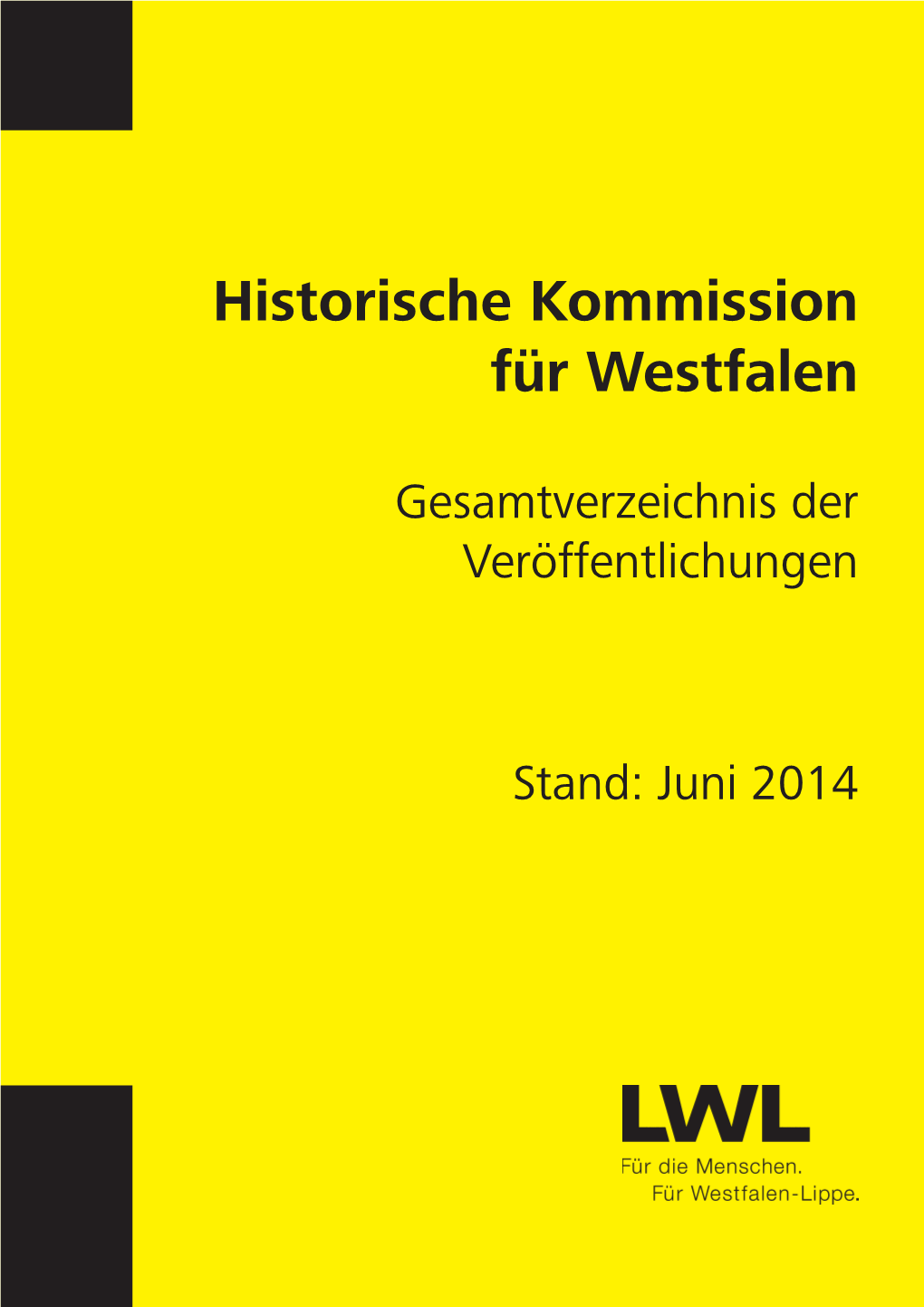 Historische Kommission Für Westfalen