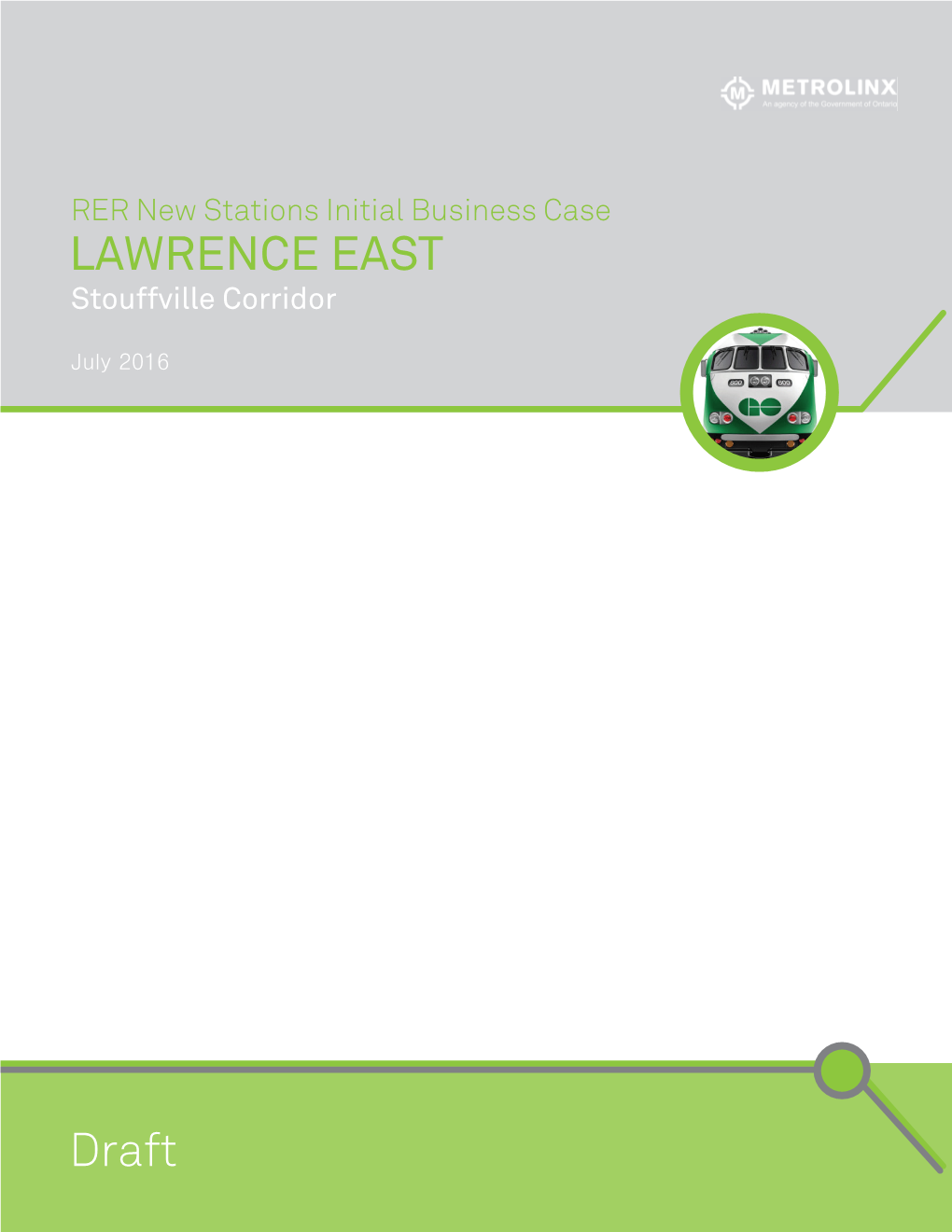 LAWRENCE EAST Stouffville Corridor